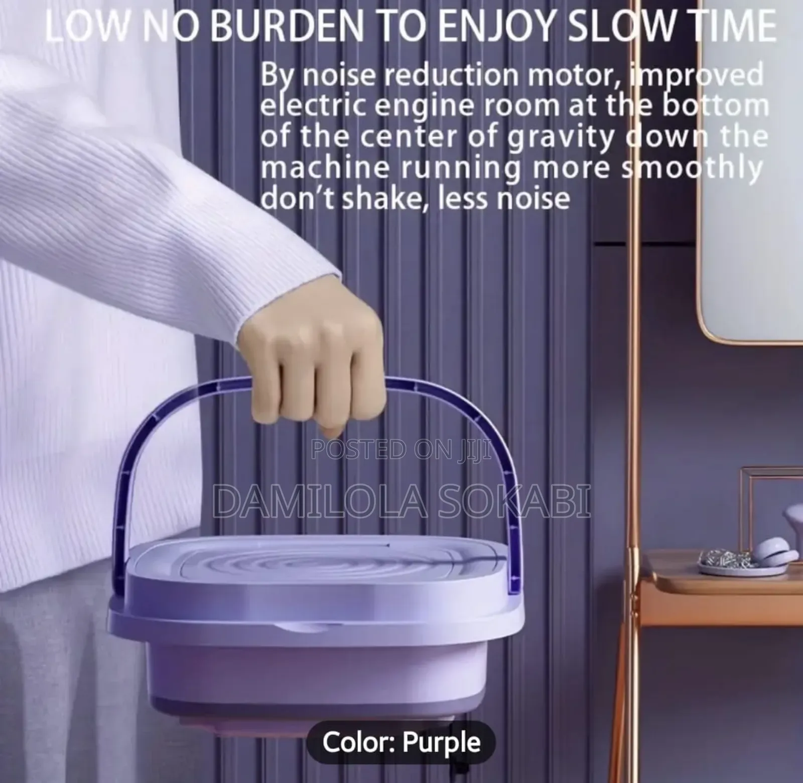 Portable Mini Washing Machine Dryer Combo - Foldable