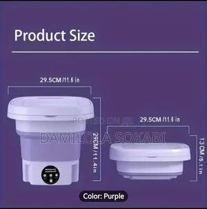 Portable Mini Washing Machine Dryer Combo - Foldable
