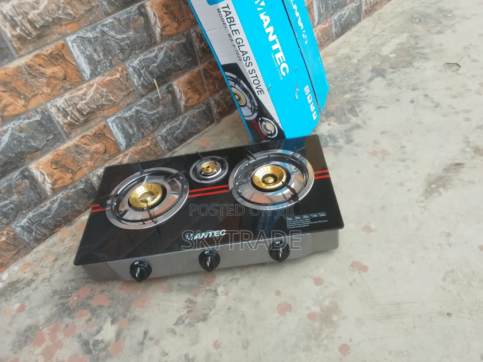 Introducing Table Top Auto Ignition Gas Cooker (3 Burners)