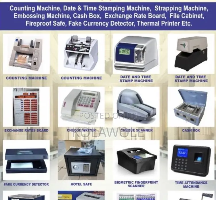 Bank and Office Equipment