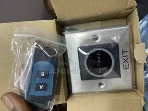 No Touch Exit Button With Remote Control