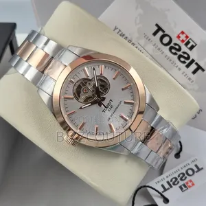 Original Tissot Gold And Silver Stainless Steel Watch.