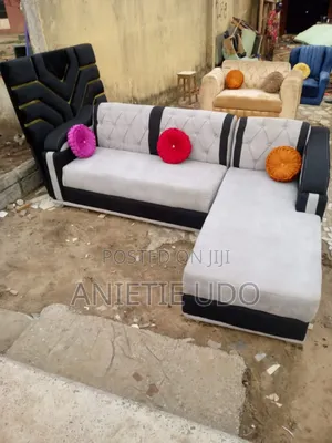 Beautiful L Shaped Fabric Chair