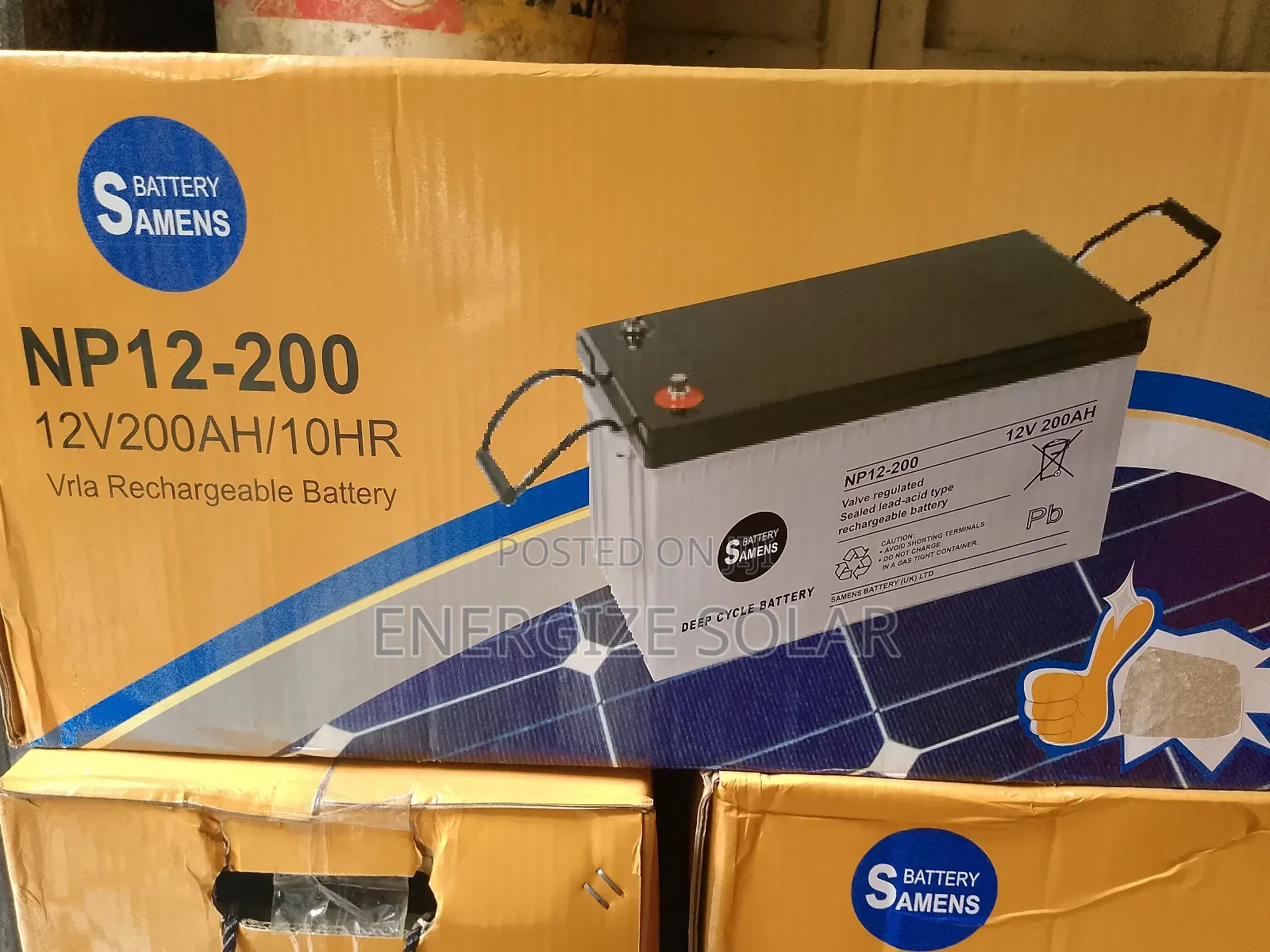 Samens 12v 200a Deep Cycle Battery