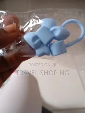 Stanley Cup Ribbon/Bow Straw Topper With Straw