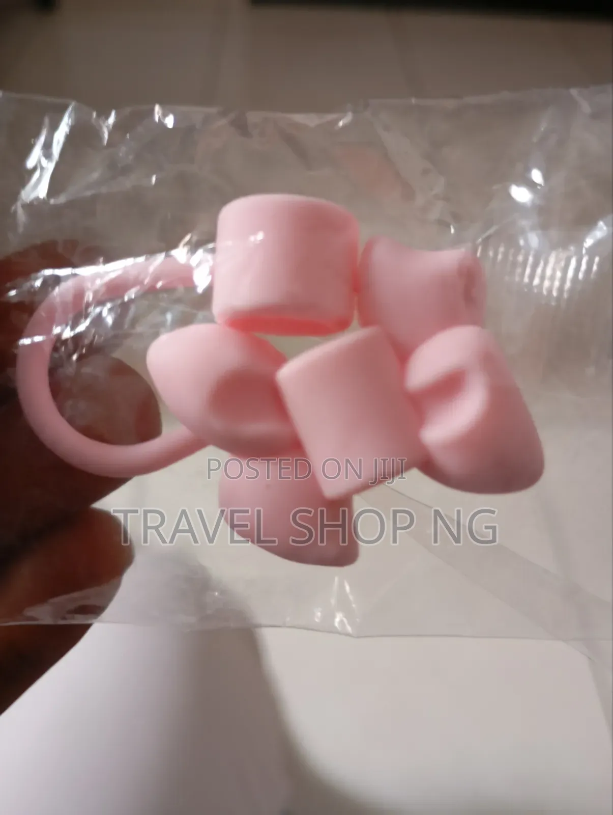 Stanley Cup Ribbon/Bow Straw Topper With Straw