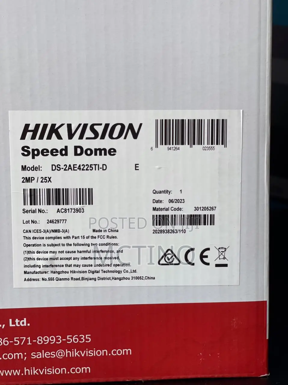 Hikvision 2mp Analogue Ptz
