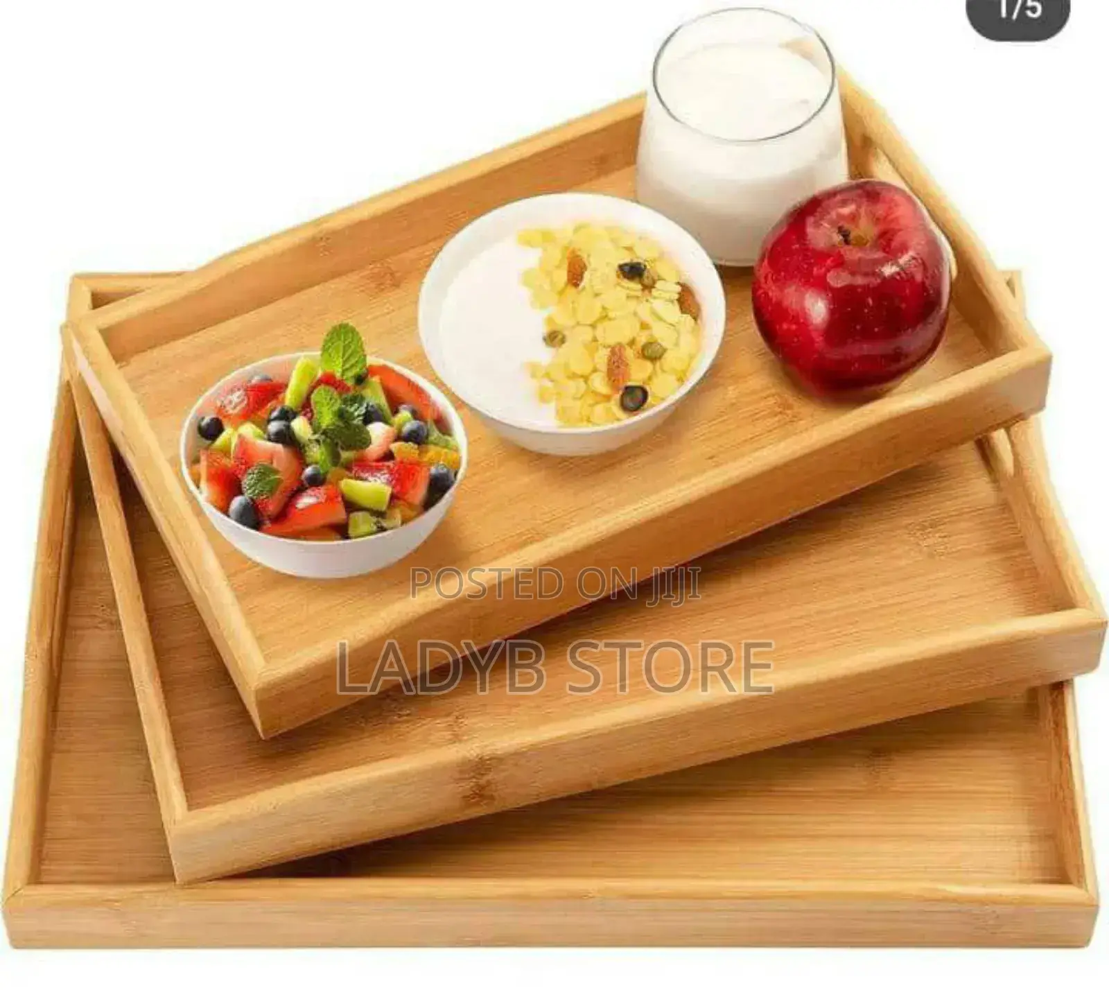3set Bamboo Tray