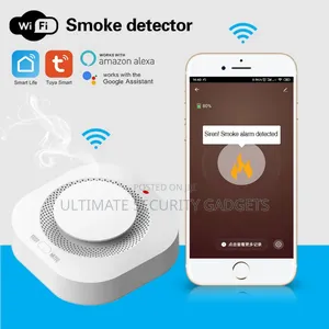 Wifi Smart Smoke/Fire Detector Alarm(Battery Operated)