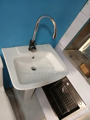 Portable Ceramic Basin and Stand