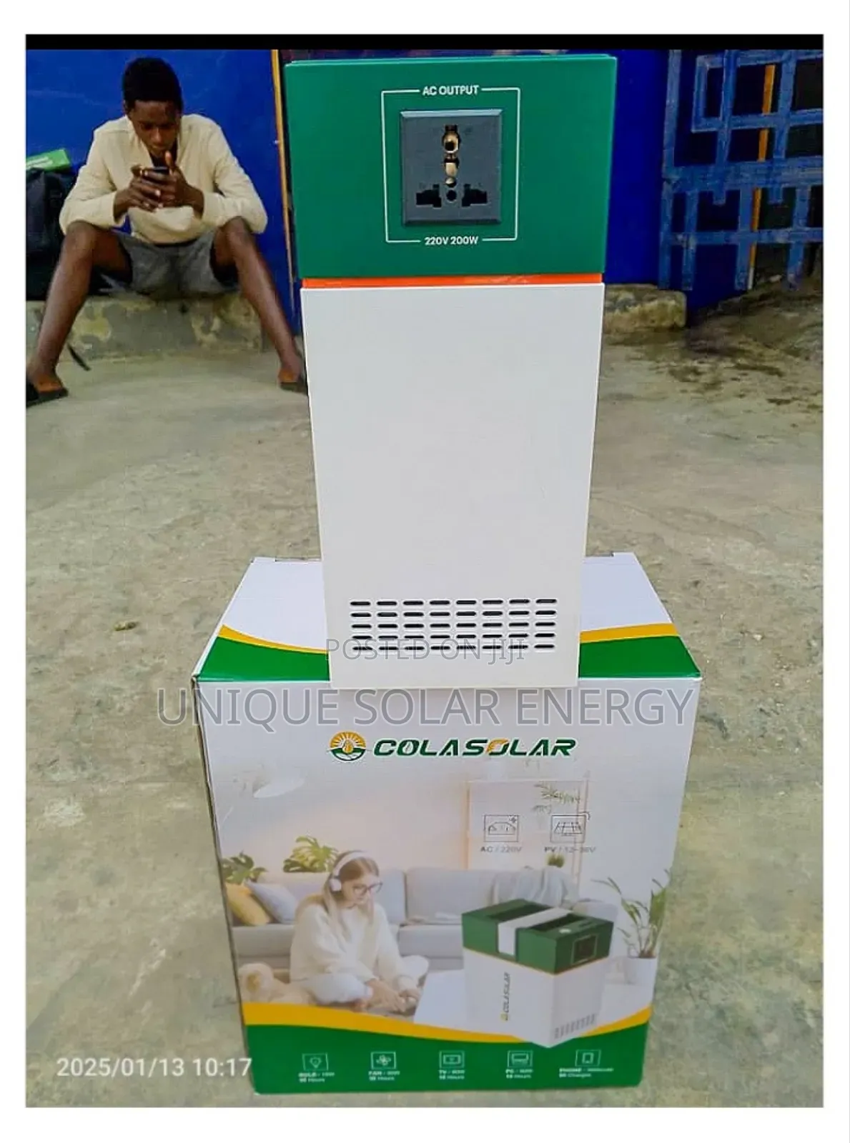 Cola Solar 1000w With Panel