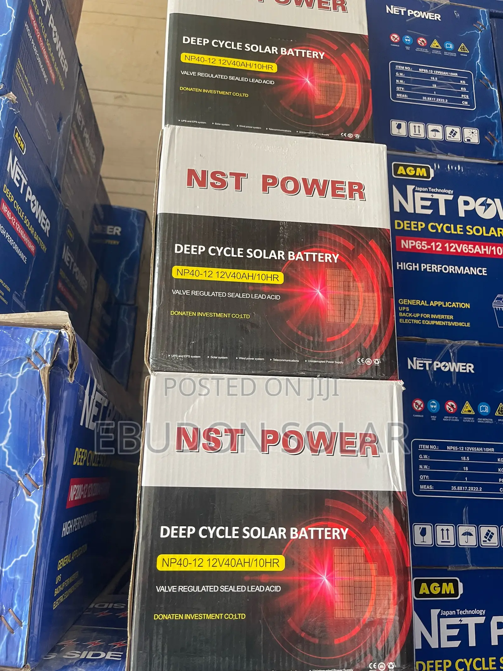 Solar Gel Battery 40ah