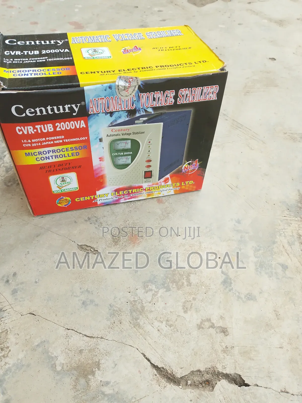 2000va Automatic Century Voltage Stabilizer - Red