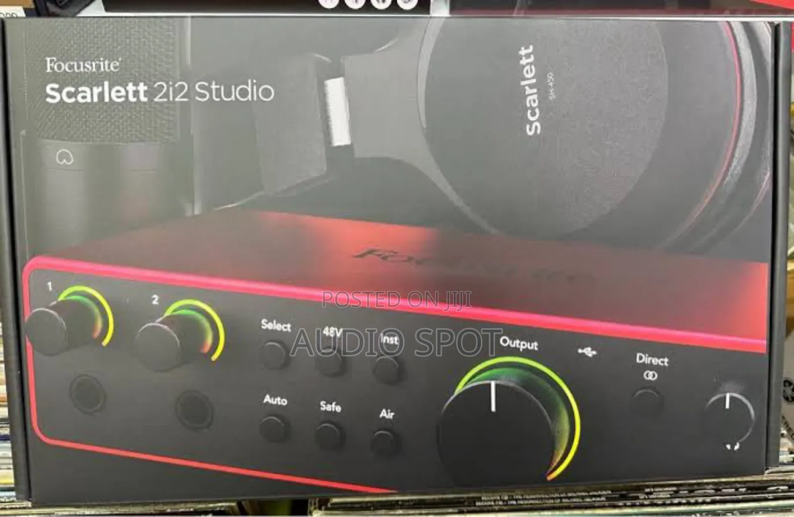 Focusrite Scarlett 2i2 4th Gen Usb Interface Bundle