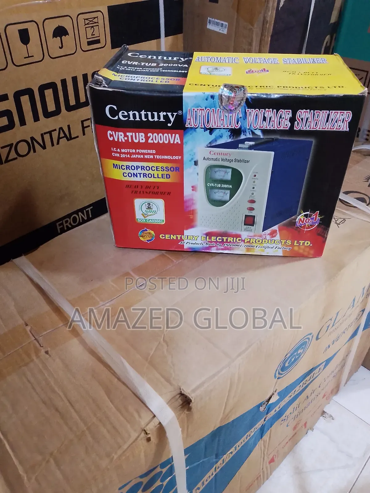 Original Century Automatic 2000v Stabilizer -Red