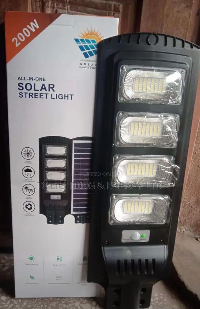 200w All In 1 Solar Street Light