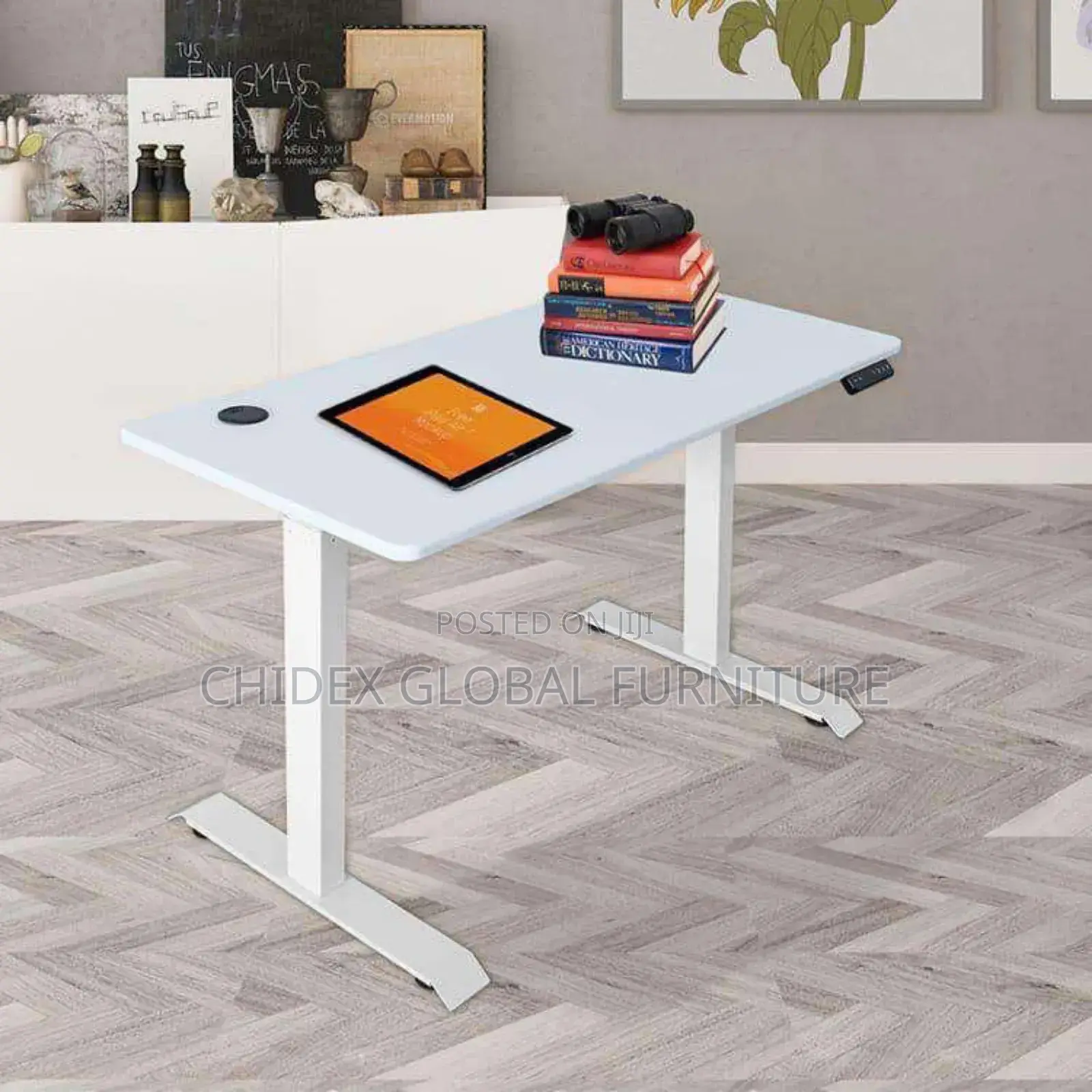 Adjustable Wooden Computer Desk