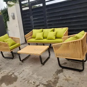 Classic 5 Sitters Garden Chairs With Table