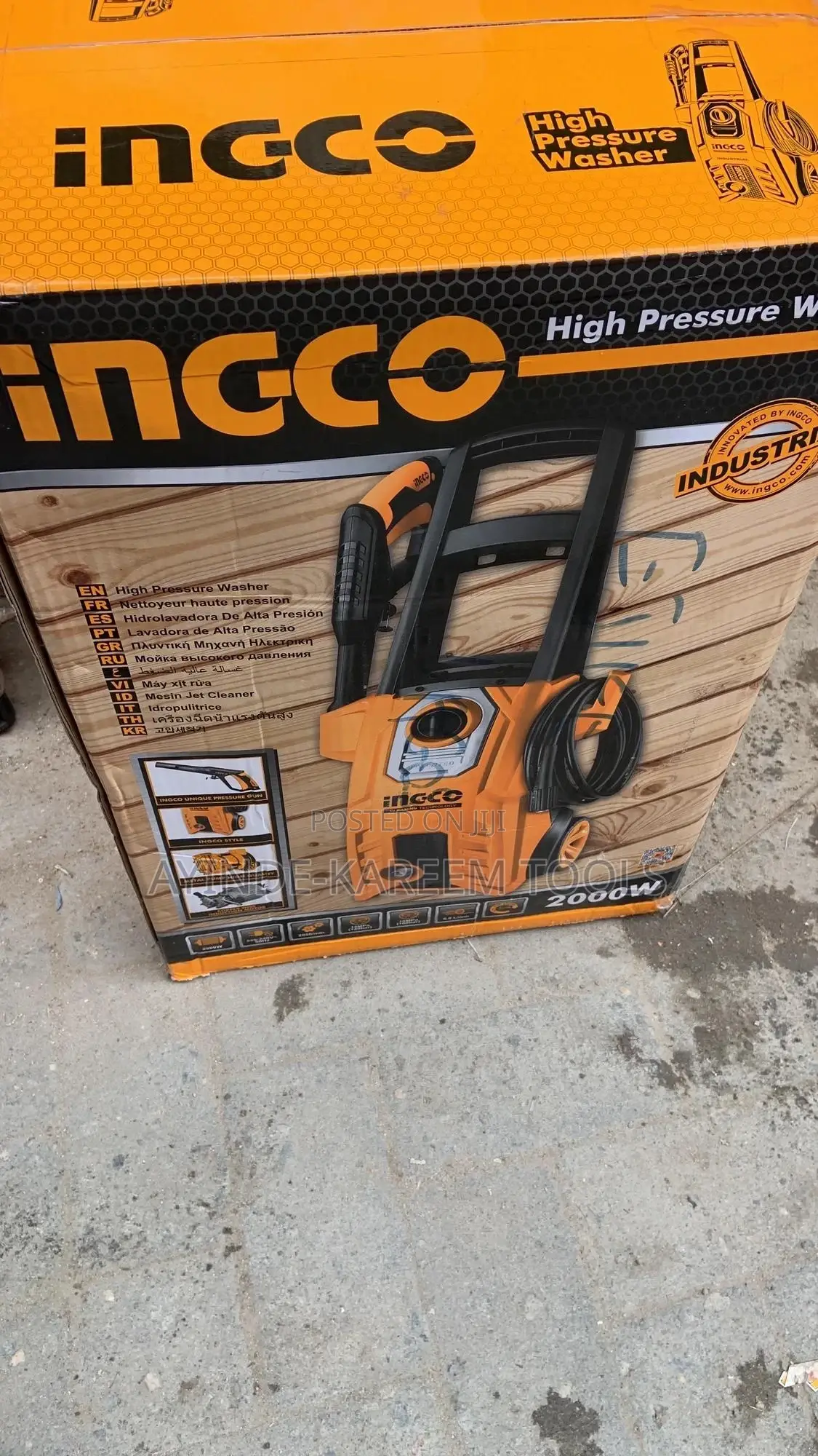 High Pressure Washer 2000watts