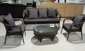 Rattan Made Sofa Set by 5seater With Table