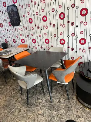 Marble Top Dining Table Set