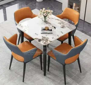 Marble Top Dining Table Set