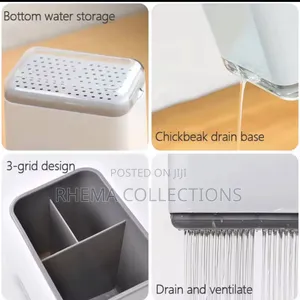 Double Layer Detachable Cutlery Storage Rack