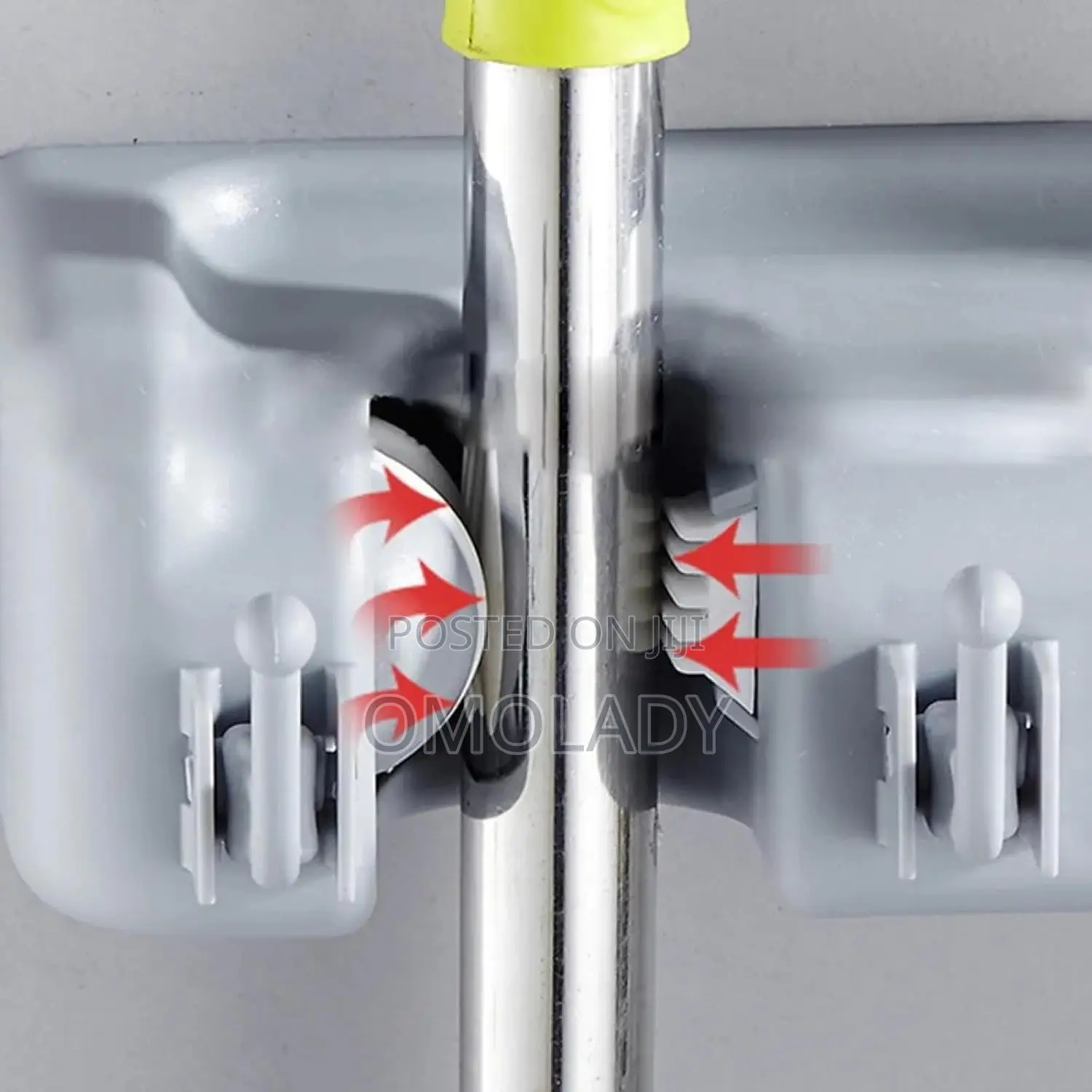 Broom Holder Wall Mounted Multifunctional Broom Holder