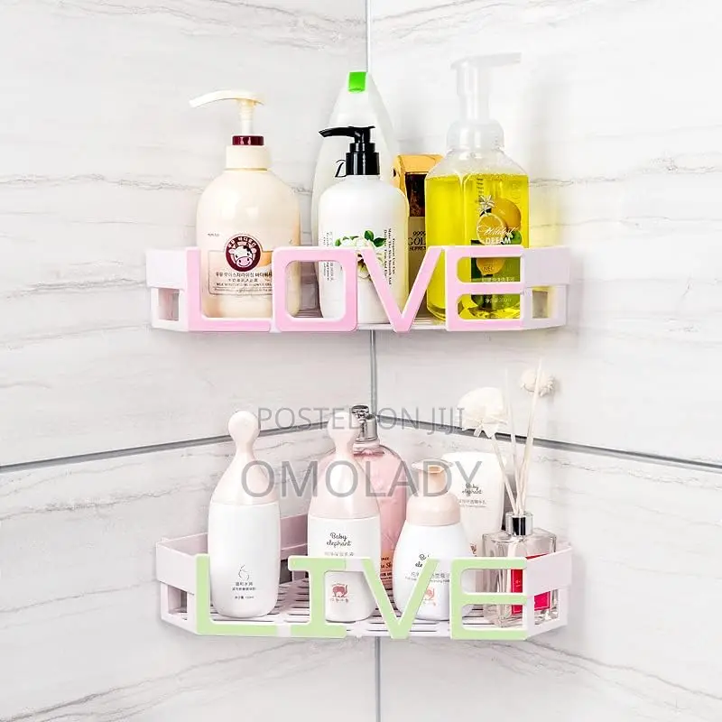 Love/ Live Bathroom Corner Shelf Per 1