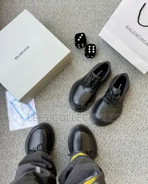 Quality Balenciaga Big Toe Derby Shoes