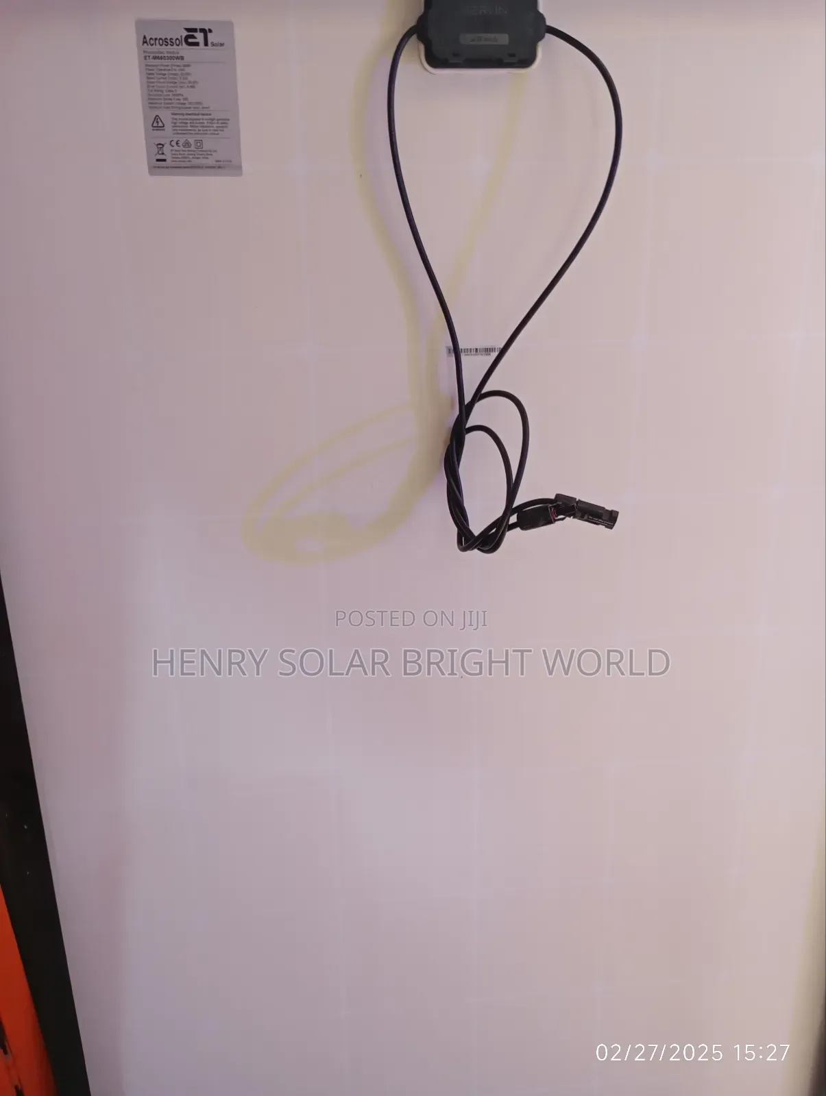 300w Solar Panel Mono (Tokunbo)