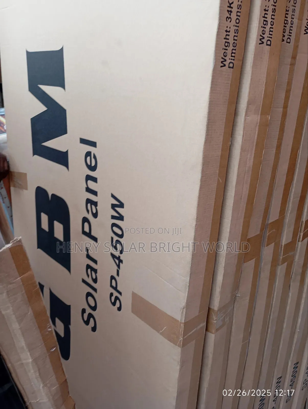 GBM 450w Solar Panel