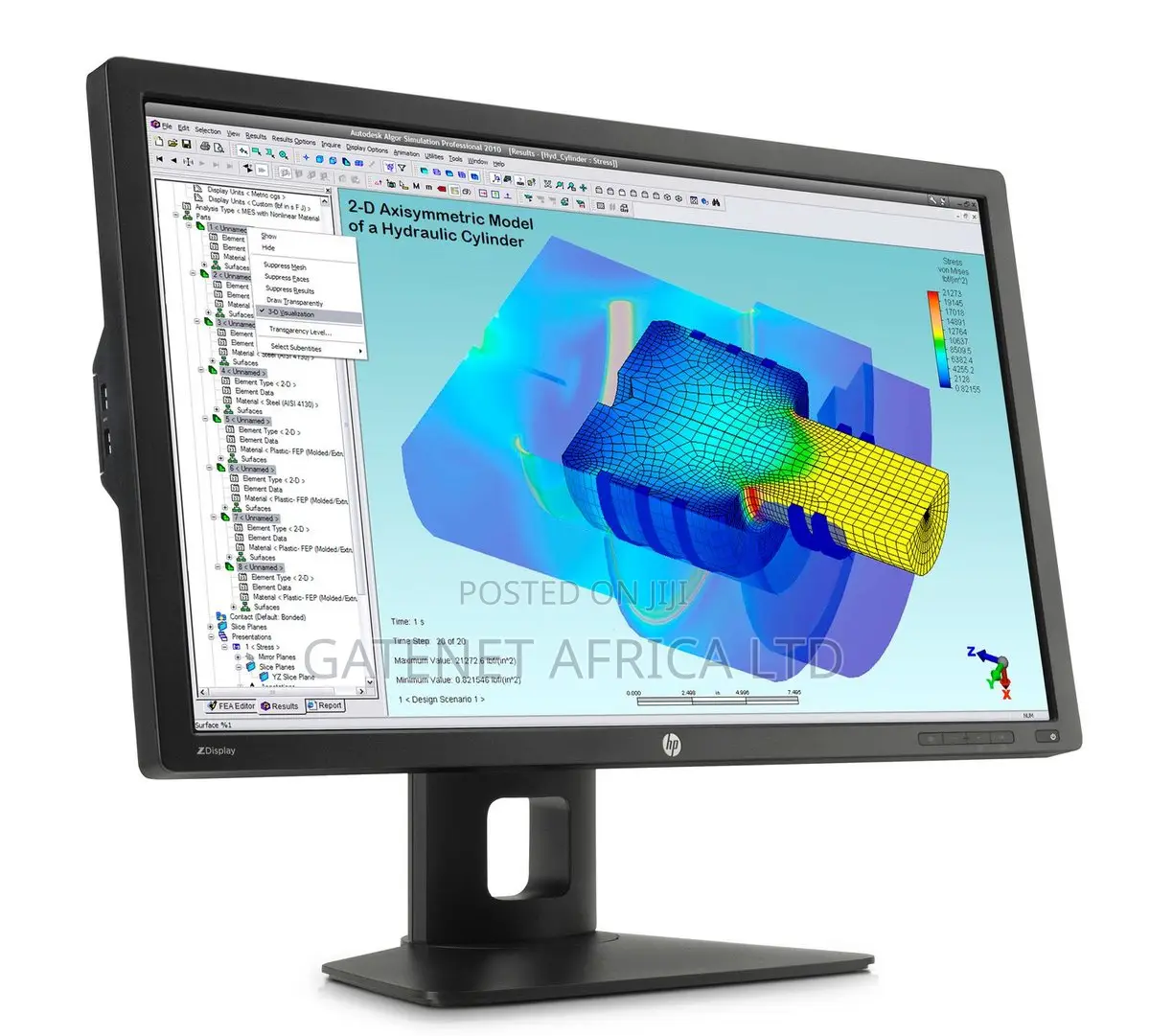 Hp Z Display Z27i 27"Inches Display Led Backlit Ips Monitor
