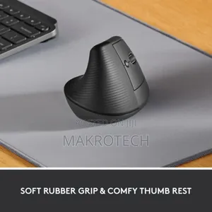 Logitech Lift Vertical Ergonomic Wireless Mouse (Graphite)