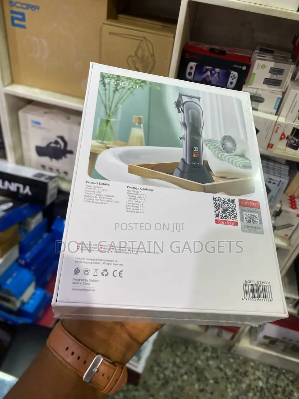 Earldom Professional Hair Clipper Machine Hc03