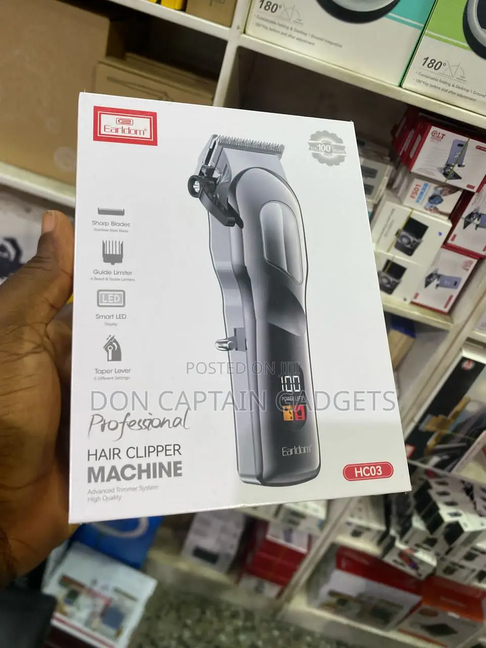 Earldom Professional Hair Clipper Machine Hc03