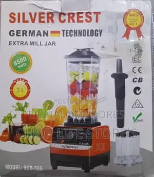 8500 Wt Silvercrest Blender With 2 Cups
