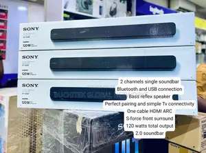 Sony Ht-S1000f 120w Single Bluetooth Soundbar.