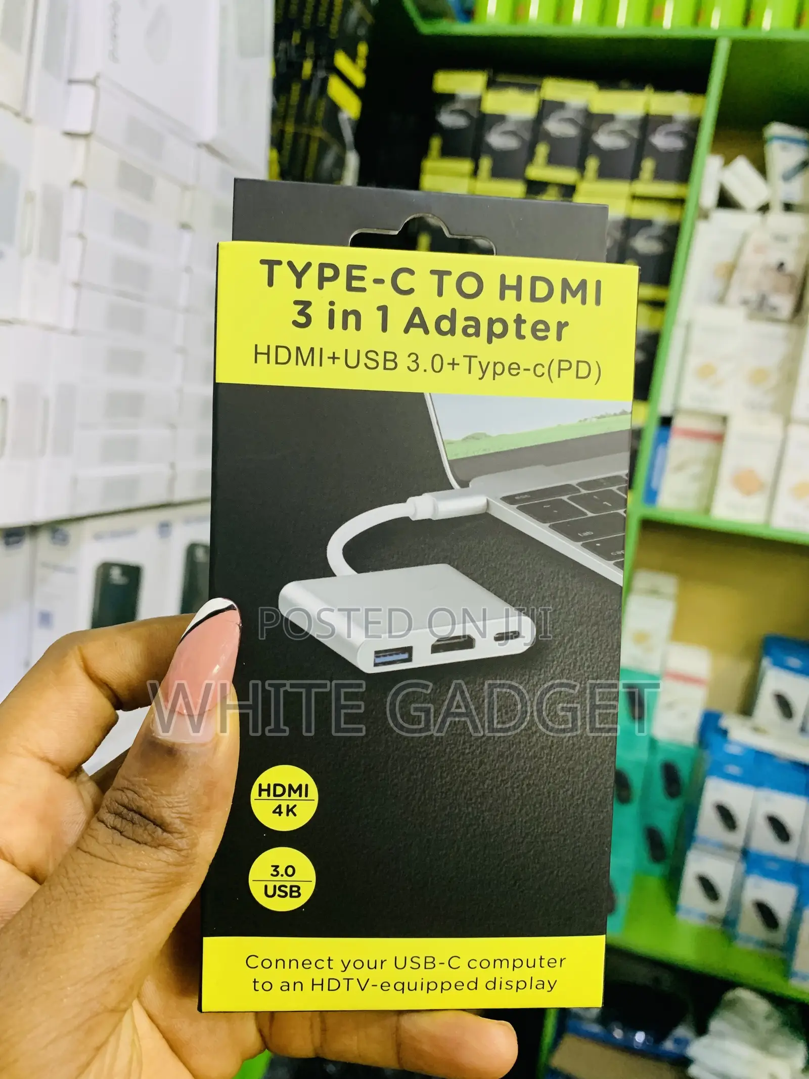 3 in 1 Usb Type C Hub Hdmi Adapter Usb-C to Converter