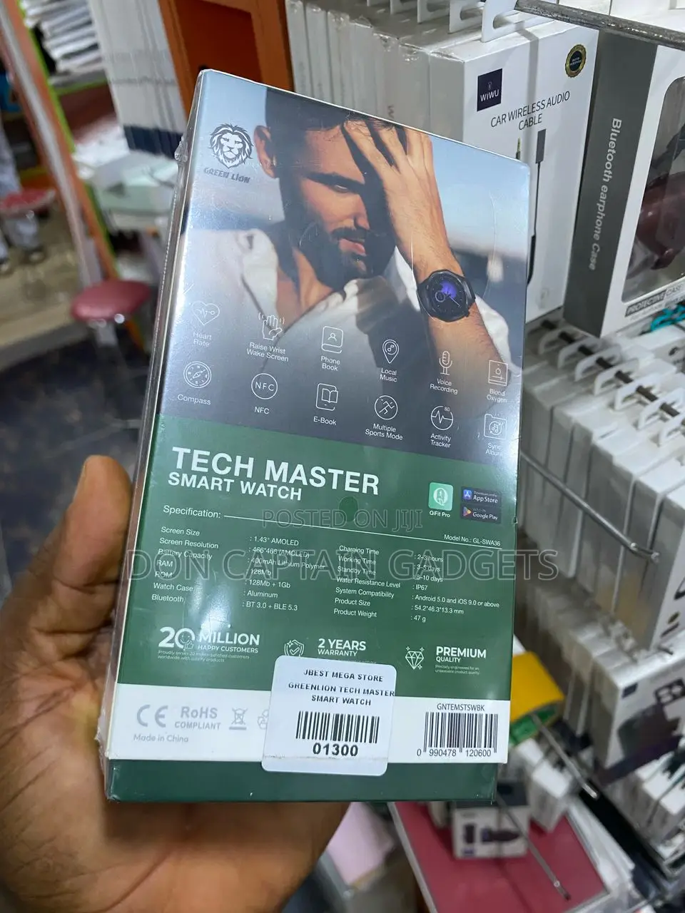 Green Lion Smart Watch Tech Master