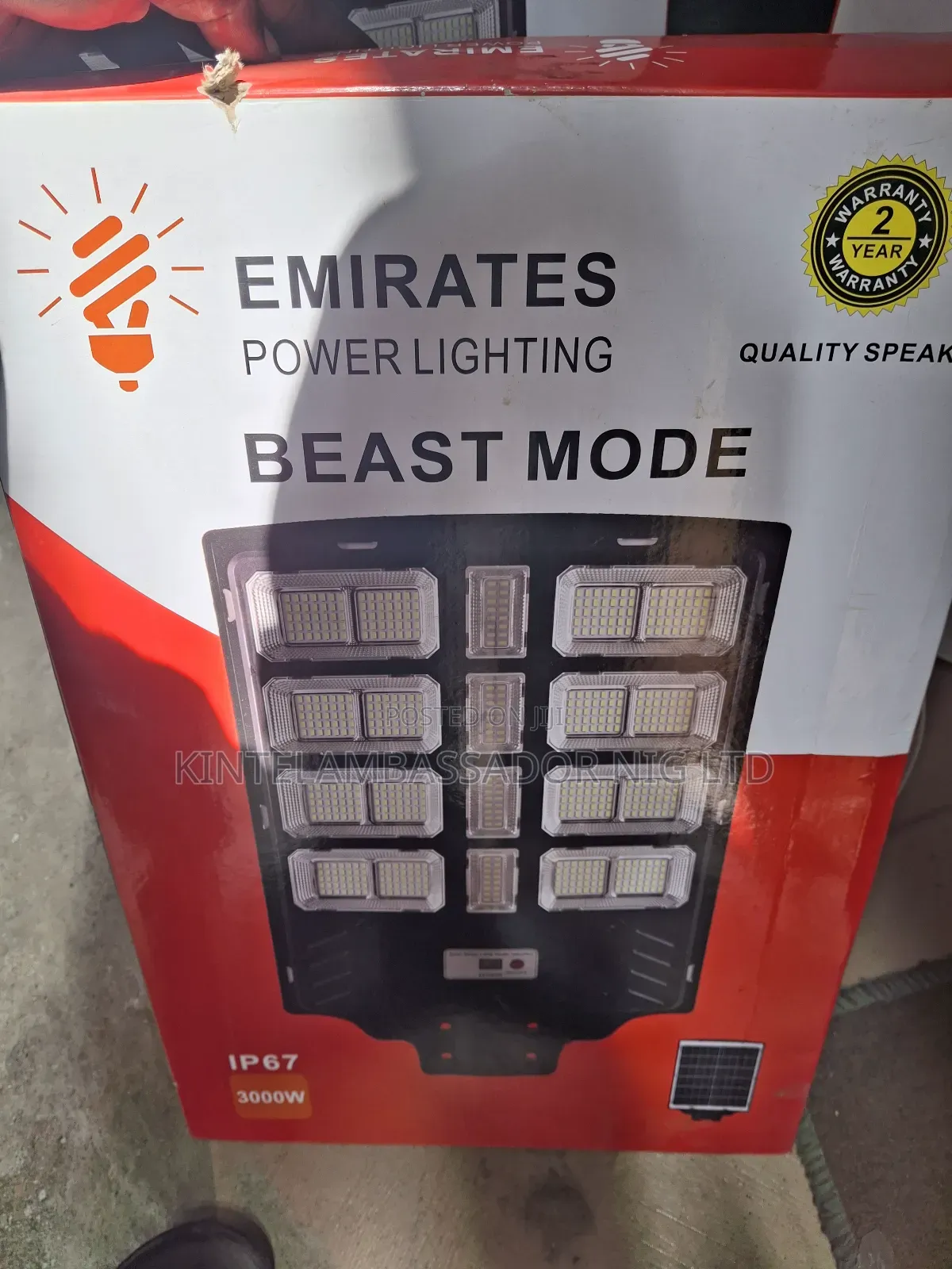 Emirate Solar Lighting --3000w