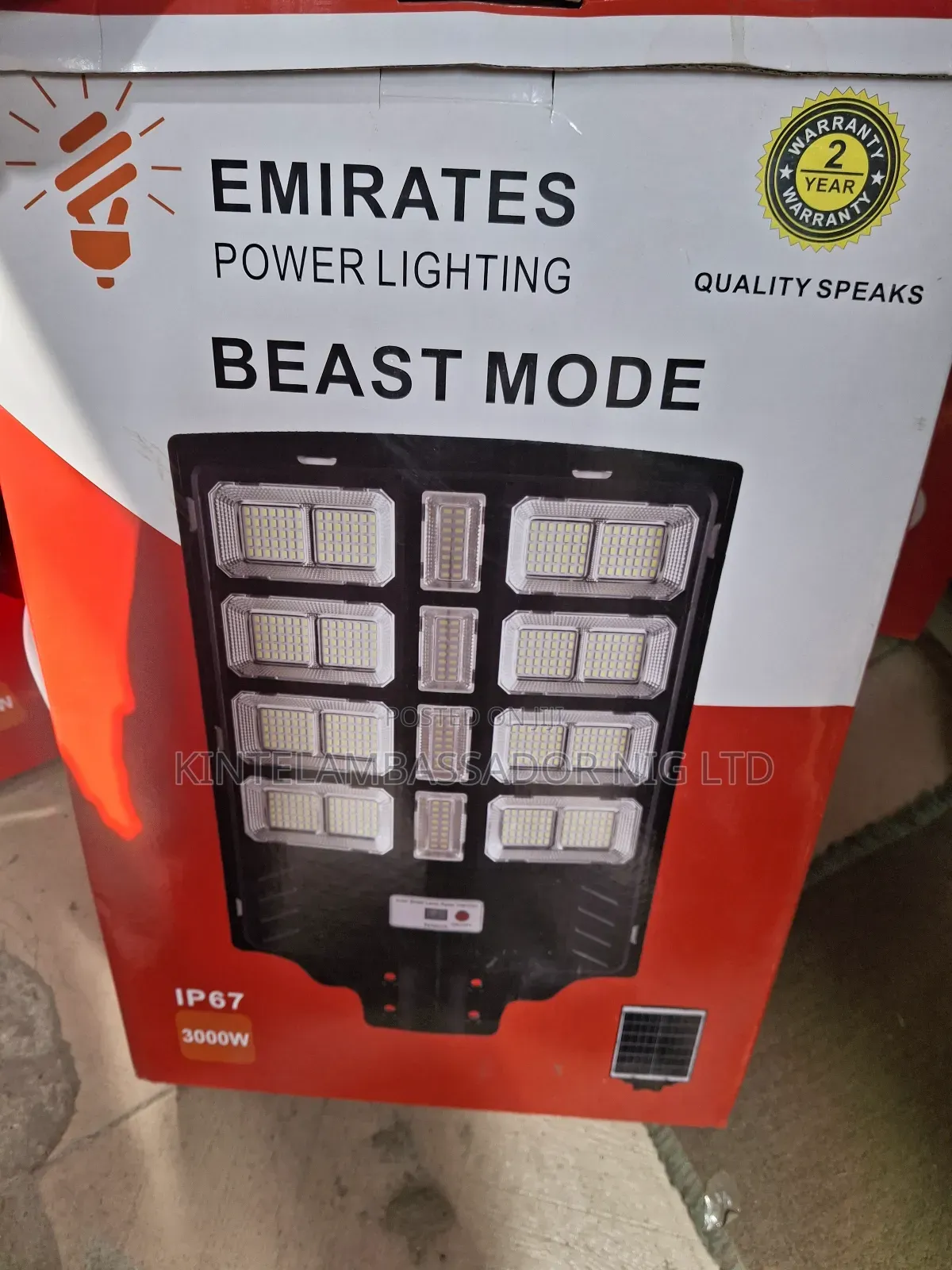 Emirate Solar Lighting --3000w