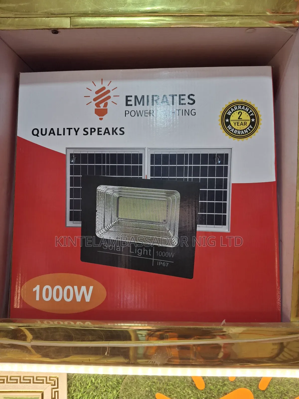 Emirate Solar Light- 1000w Double Panel