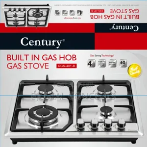 Century 4 Burner Built in Gas Cooker Hob CGS-401b 60cm