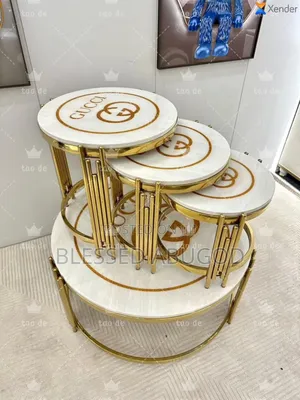 Executive Center Table With 3 Side Stool