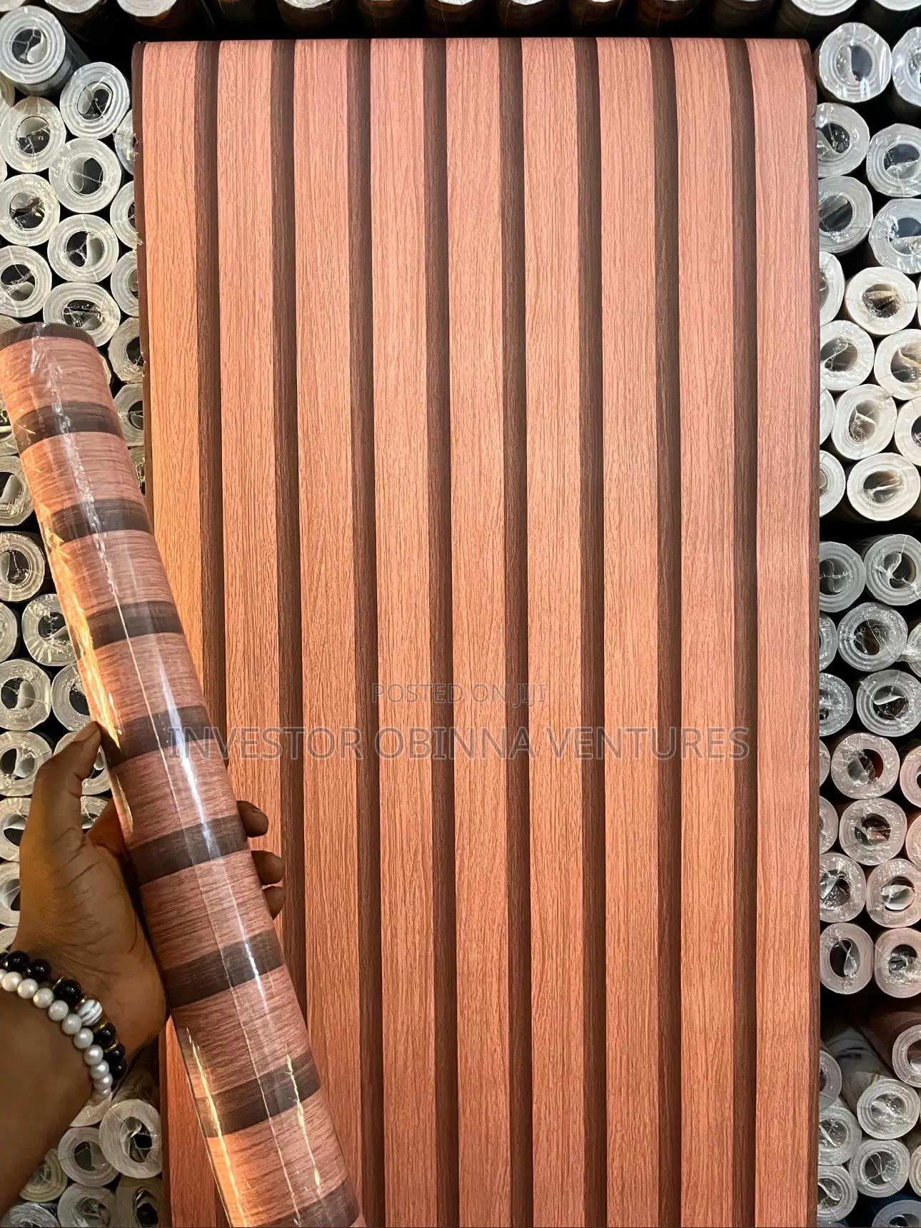 Classic Flutted Wallpaper- Roll