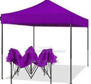 10 by 10 Feet Foldable Canopy in Purple