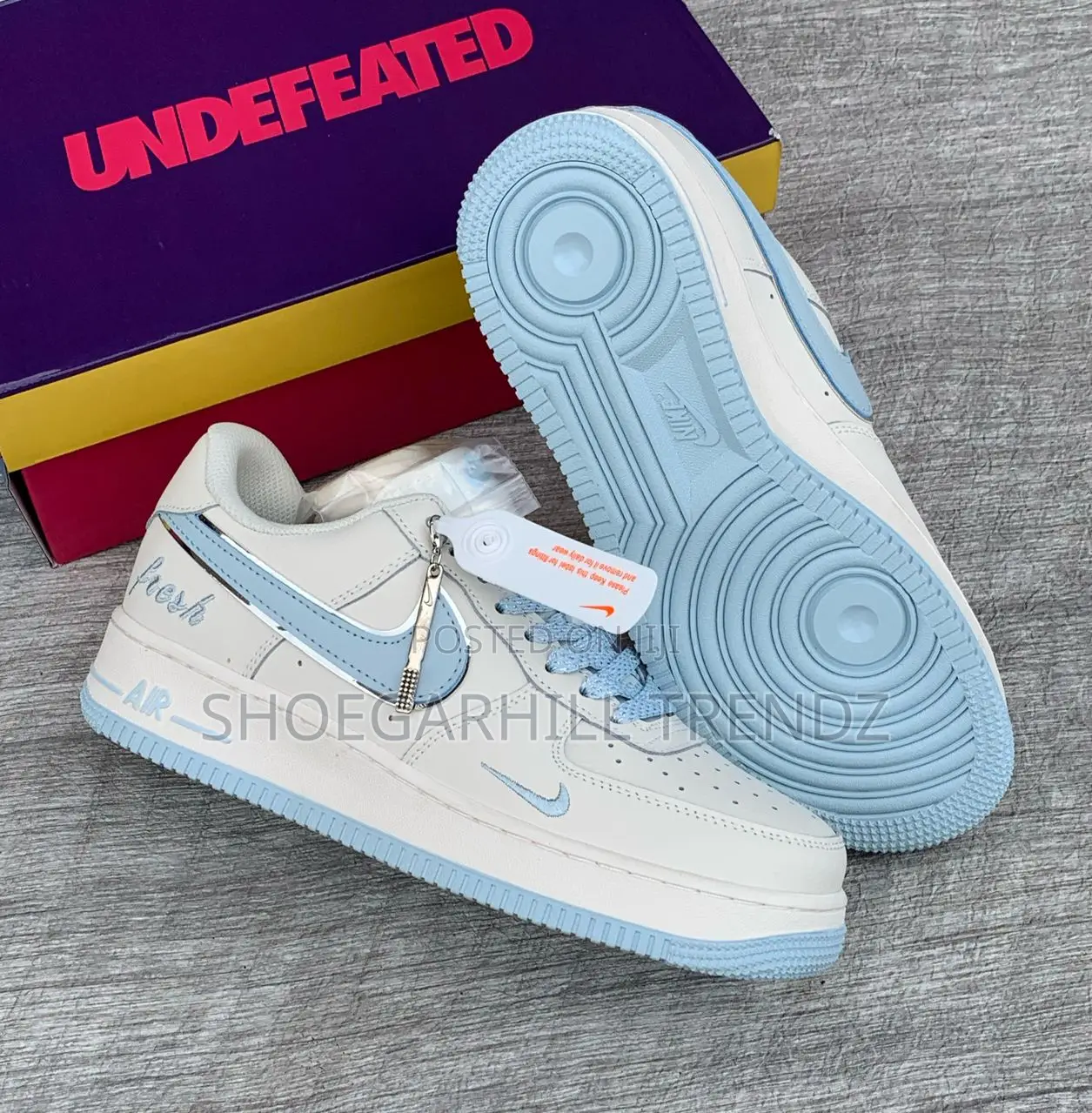 Nike Airforce 1 Cool Blue