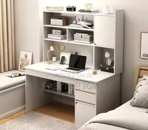 Reading/Office Table With Shelves