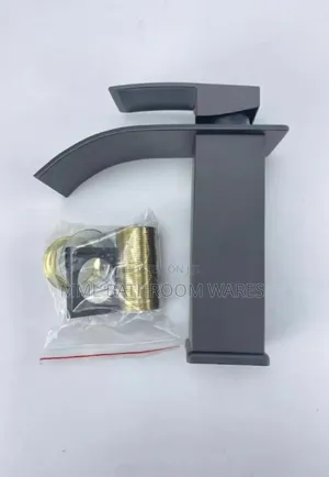 Matte Black Waterfall Basin Mixers
